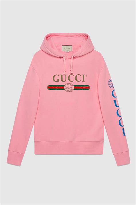 light pink gucci sweatshirt|pink Gucci hoodie.